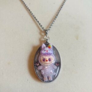 Handmade Kawaii “Labubu” Pendant Necklace